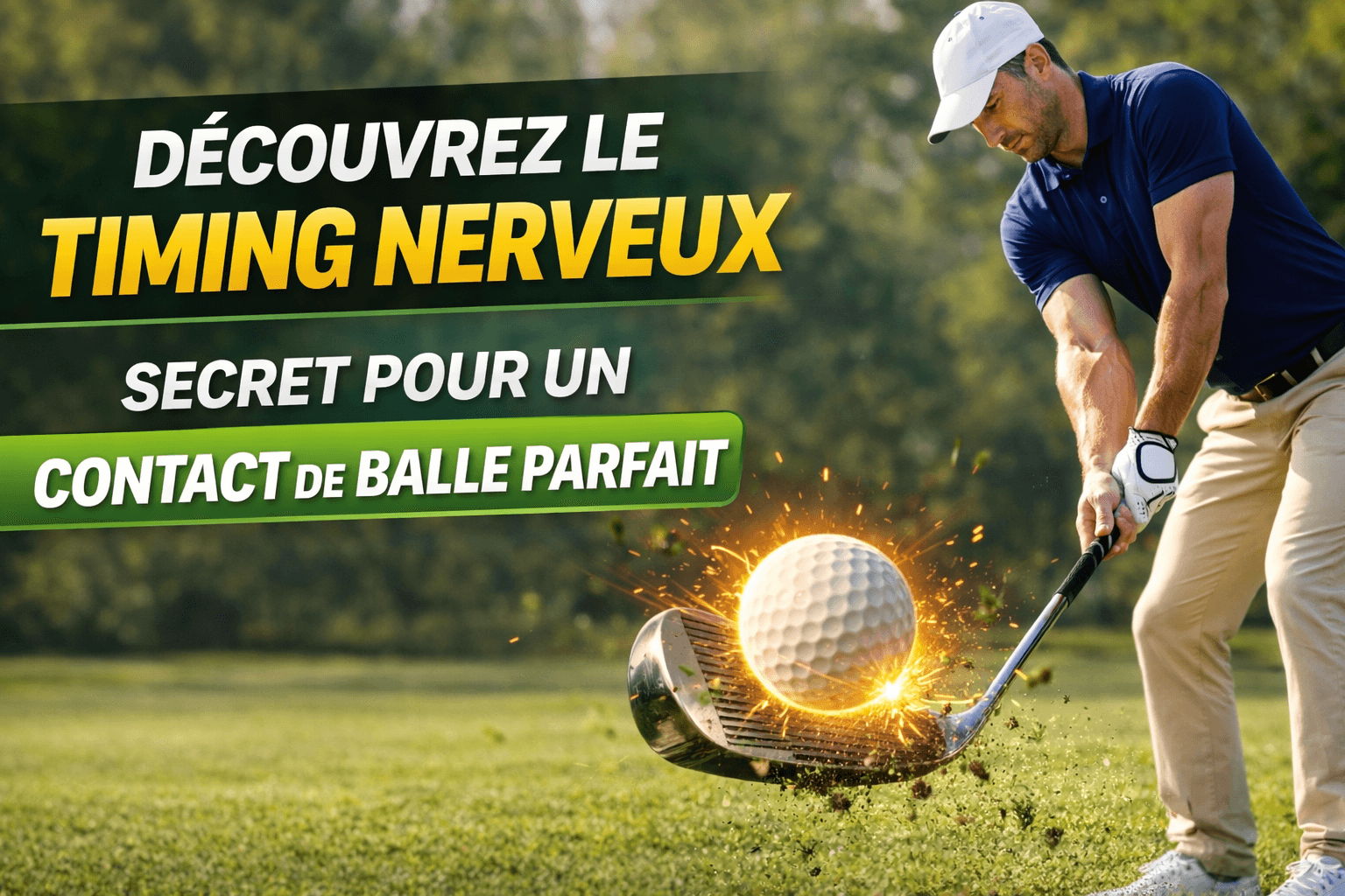Découvrez le « Timing Nerveux » : Secret pour un Contact de Balle Parfait au Golf