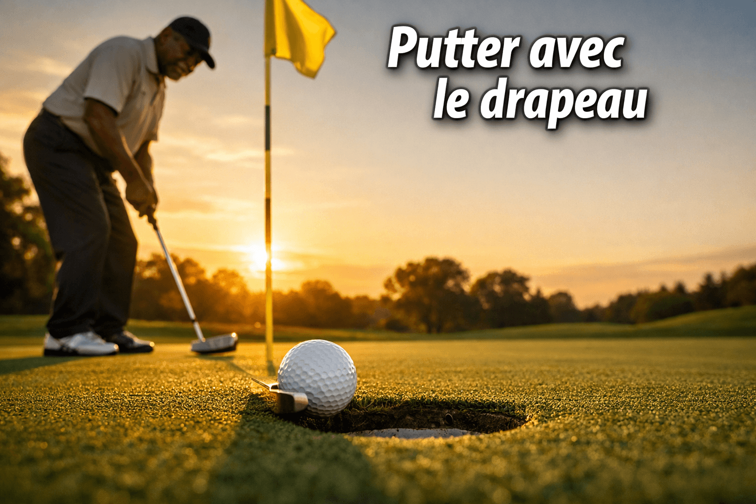 Putter sur le green avec le drapeau dans le trou : règles, stratégie et conseils pour optimiser votre putting