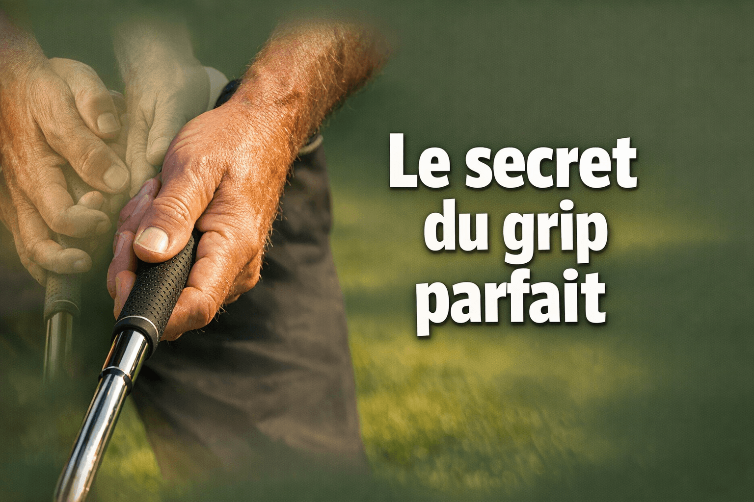 Quel grip utiliser pour le golf ? Guide complet pour choisir la meilleure prise selon votre swing et votre profil