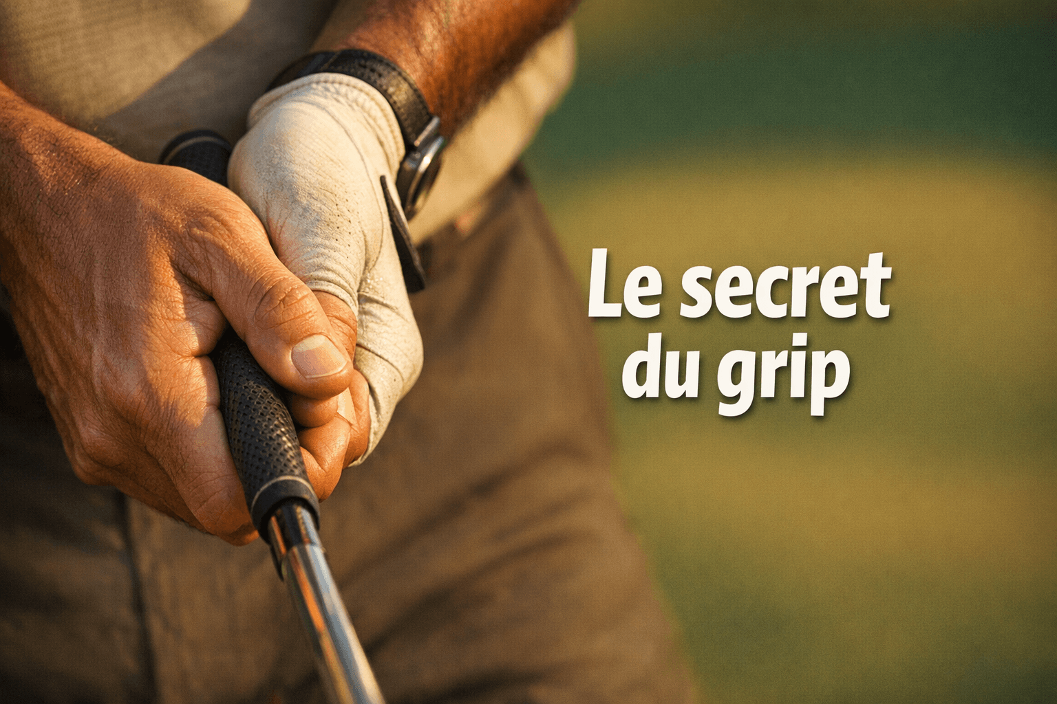 Golf prise de grip : maîtriser la pression et la position des mains pour un swing régulier et performant